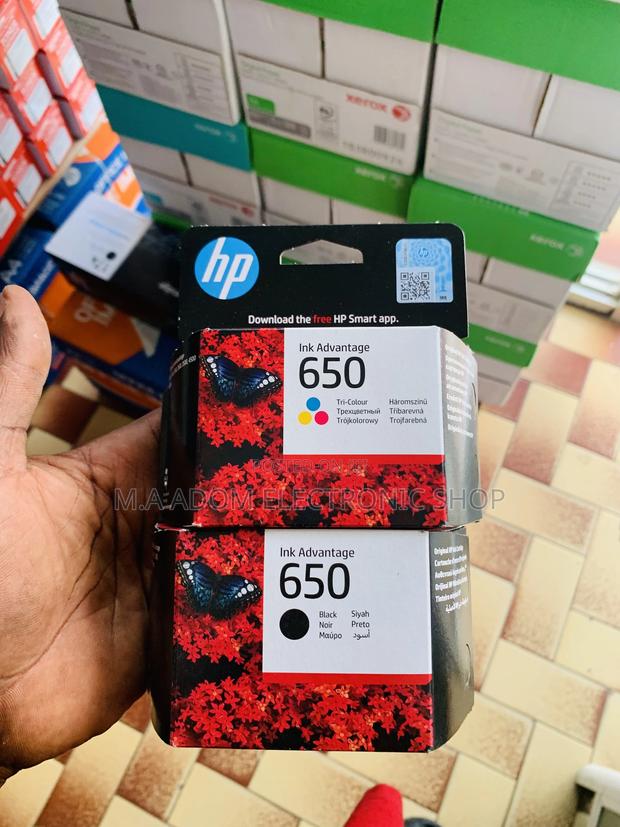 Hp 650 Ink Black Color · Photo 1