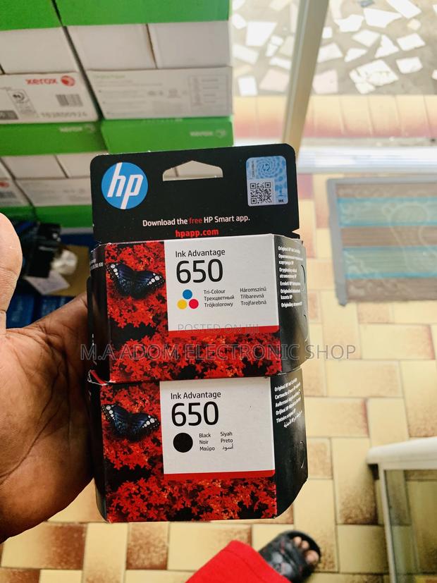 Hp 650 Ink Blacks · Photo 1