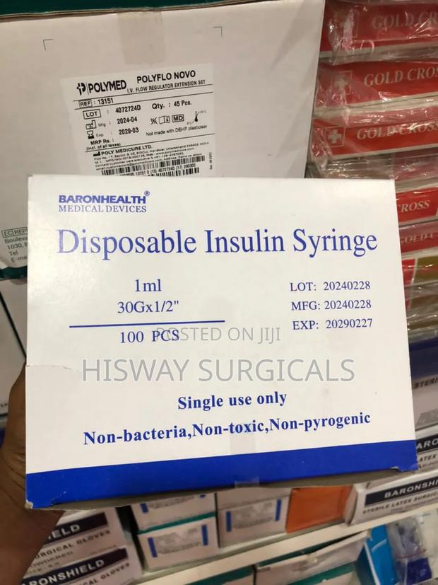 Disposable Insulin Syringe · Photo 1