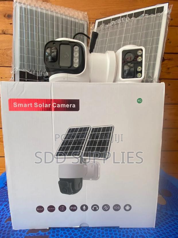 720 Degrees Double Solar Panel 4g Sim Card Solar Security Cover · Photo 1