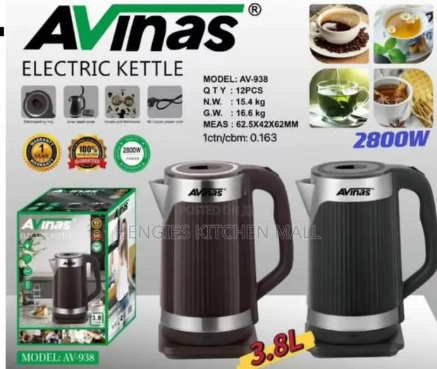 Avinas Big Size Kettle 3.8 Litres · Photo 1