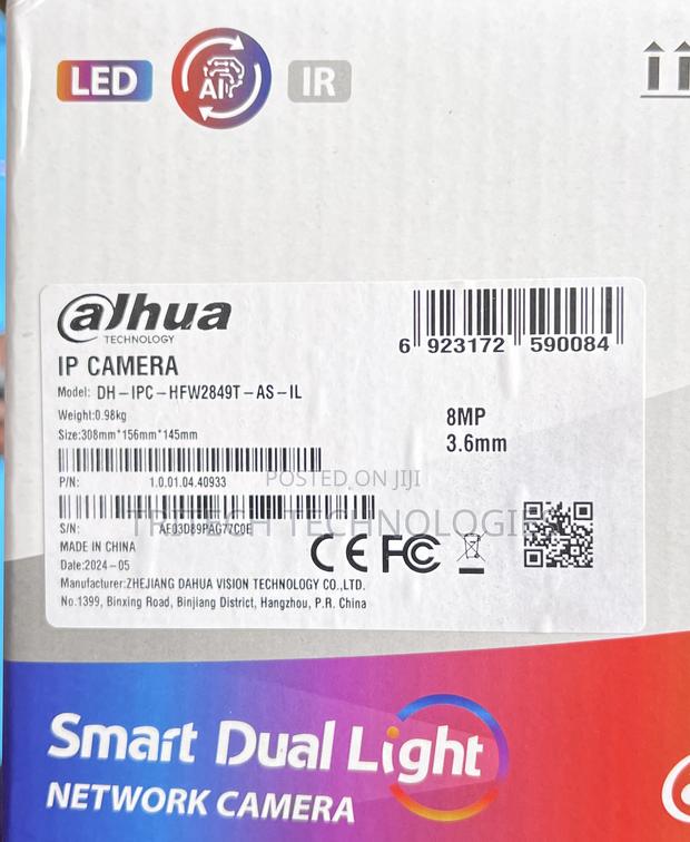 Dahua 8mp Wizsense Full Color Ip Camera Dh‐Ipc‐Hfw2849tp‐As‐Il · Photo 3