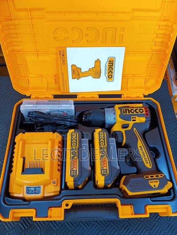 Ingco Compact Brushless Cordless Drill 20V · Photo 3