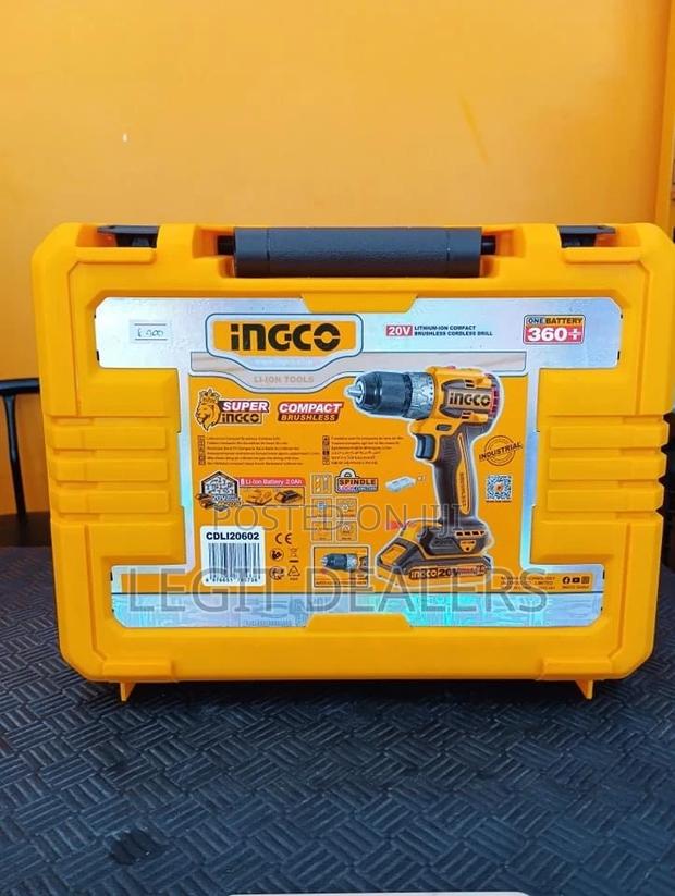 Ingco Compact Brushless Cordless Drill 20V · Photo 4