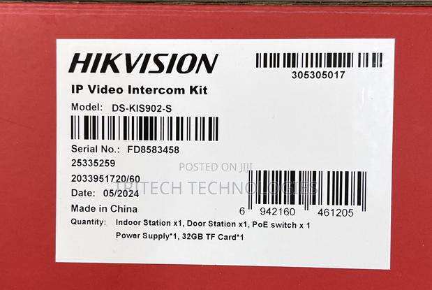 Hikvision Ip Video Intercom Kit With Poe Switch Ds-Kis902-S · Photo 2