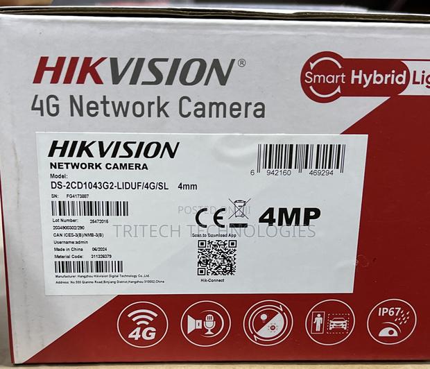 Hikvision Ip 4g Sim 4mp Smart Hybrid Full Color 2way Audio · Photo 3