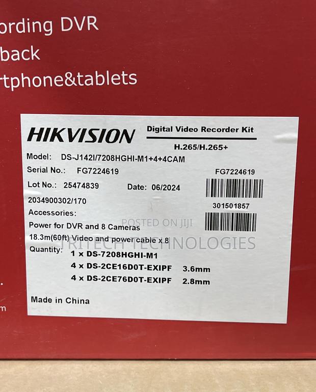Hikvision 8ch Kit 2MP IR Analog With 500GB HDD · Photo 2