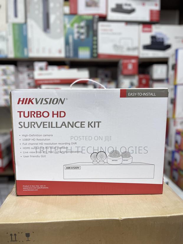 Hikvision 4ch Kit 2mp Analog+500gb HDD 2024 Model · Photo 1