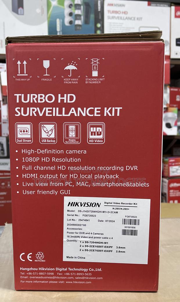 Hikvision 4ch Kit 2mp Analog+500gb HDD 2024 Model · Photo 2
