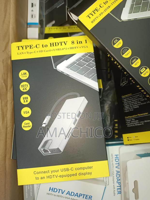 Type C or USB C Docking Station 8 in 1 · Photo 1