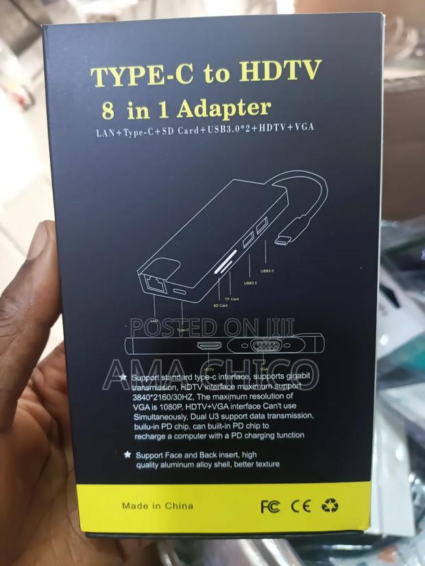 Type C or USB C Docking Station 8 in 1 · Photo 2