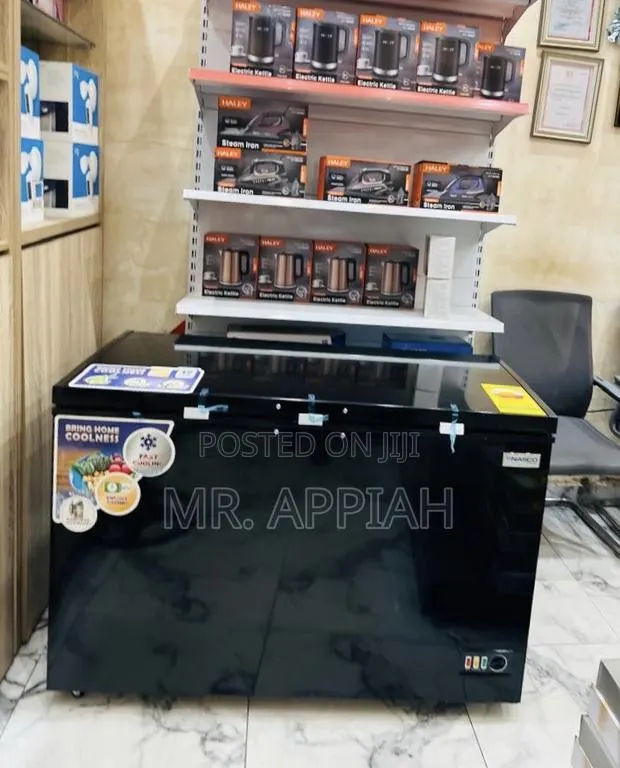 Order Authentic Nasco NAS-475FL 1 Door Chest Freezer(Black)400L · Photo 1