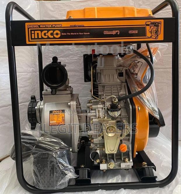 Ingco 5.5hp Diesel Water Pump 3” · Photo 1