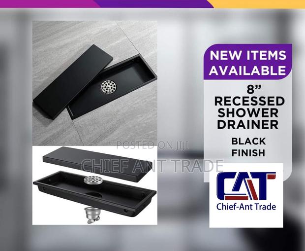 Black Floor Drain. 20cm. DLT-20b · Photo 2
