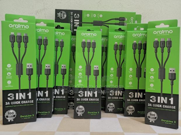 Oraimo Duraline 3a 3in1 Charging Cable 1.2m · Photo 8