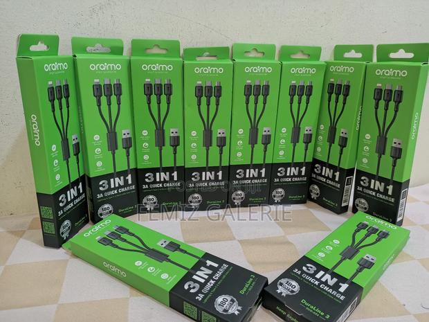 Oraimo Duraline 3a 3in1 Charging Cable 1.2m · Photo 1