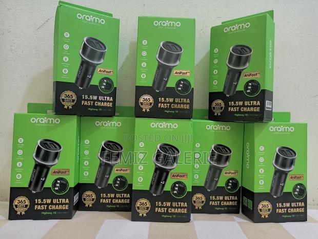 Oraimo 15.5W Highway Car Charger With 3-in-1 Cable · Photo 1
