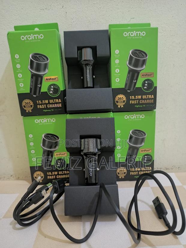 Oraimo 15.5W Highway Car Charger With 3-in-1 Cable · Photo 4