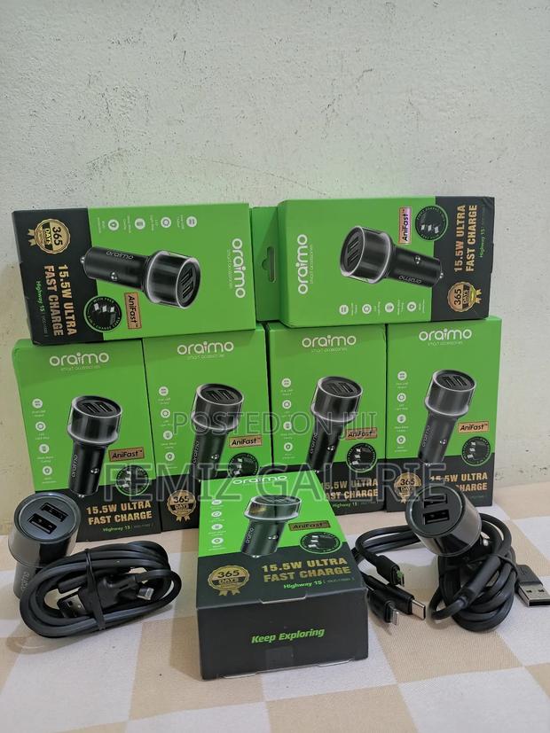 Oraimo 15.5W Highway Car Charger With 3-in-1 Cable · Photo 3