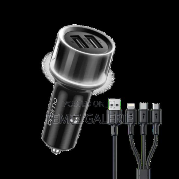 Oraimo 15.5W Highway Car Charger With 3-in-1 Cable · Photo 2