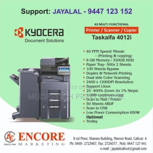 Kyocera 4012 A3 Black and White Wireless Photocopy Available · Photo 4
