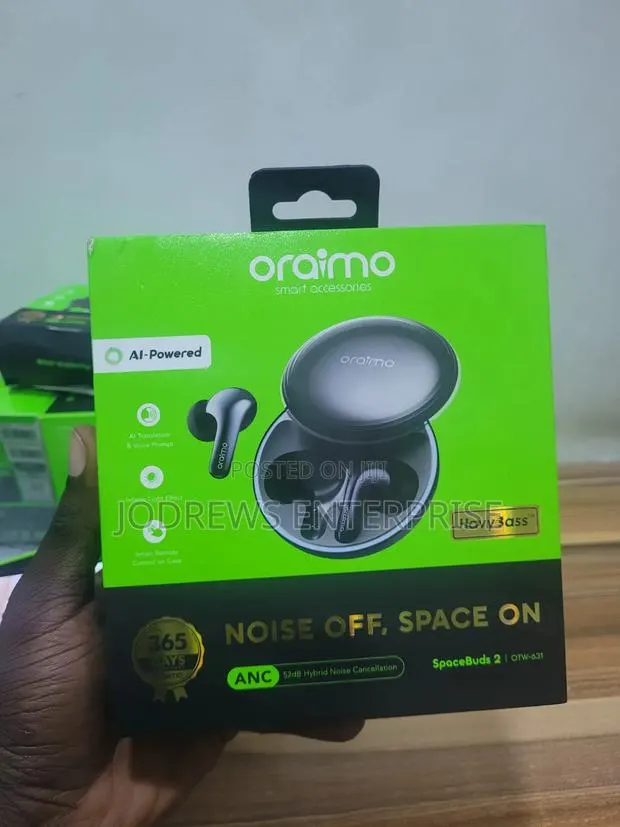 Oraimo SpaceBuds 2 AI Smart 45hrs Playtime True Wireless Earbuds · Photo 1
