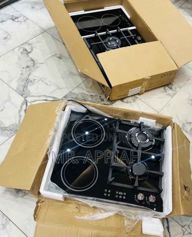 Buy Sleek Kenwood 60cm 2 Gas + 2 Electric Built Hob(Black). · Photo 1