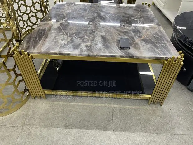 Modern Luxury Living Room Marble Coffee/Center Table · Photo 1