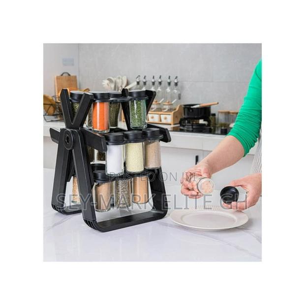 18pcs Jar Rotating Spice Rack · Photo 3