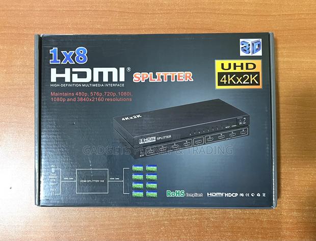 1×8 Port HDMI Splitter UHD 4kx2k · Photo 1