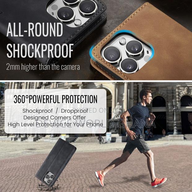 Caseme Leather Flip Case for iPhone 16promax 16pro 16 · Photo 8