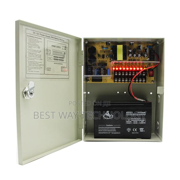 12V 10A Power Supply With Battery CCTV · Photo 1
