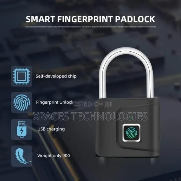 Smart Fingerprint Padlock, Security Door Lock · Photo 6