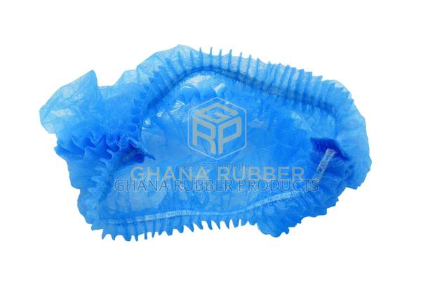 Mob Cap Hair Net Blue (100pcs) · Photo 3