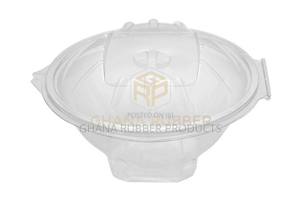 Oval Salad Bowls Transparent HOC-1 (150pcs) · Photo 1