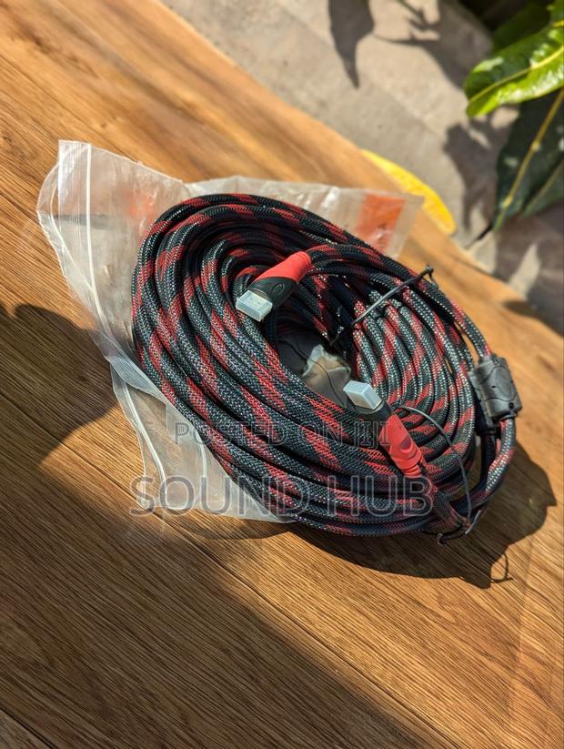 20m High Quality HDMI Cable - Black/Red · Photo 2