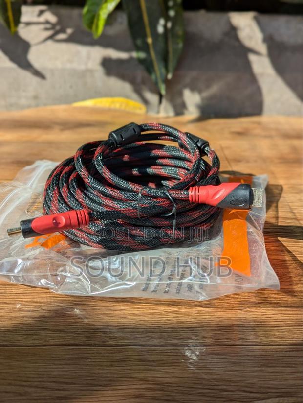 10m High Quality HDMI Cable - Black/Red · Photo 1