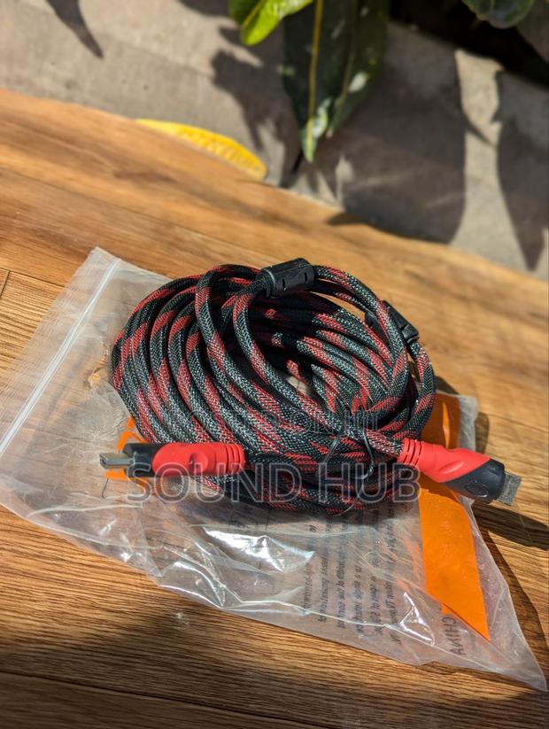 10m High Quality HDMI Cable - Black/Red · Photo 2
