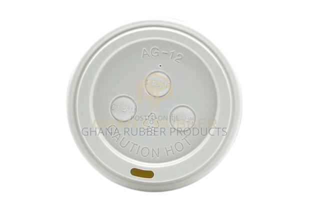 Ripple Paper Cups + Lids 16oz Brown (1000pcs) · Photo 1