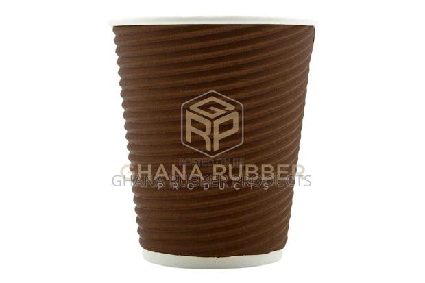 Ripple Paper Cups 12oz Brown (500pcs) · Photo 1