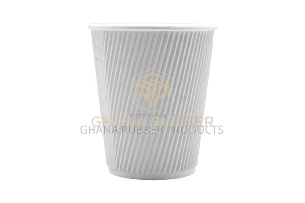 Ripple Paper Cups 8oz White (500pcs) · Photo 1