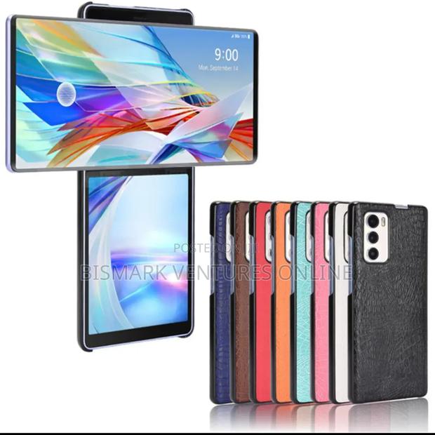 Case for Lg Wing 5g, Leather Black Case · Photo 3