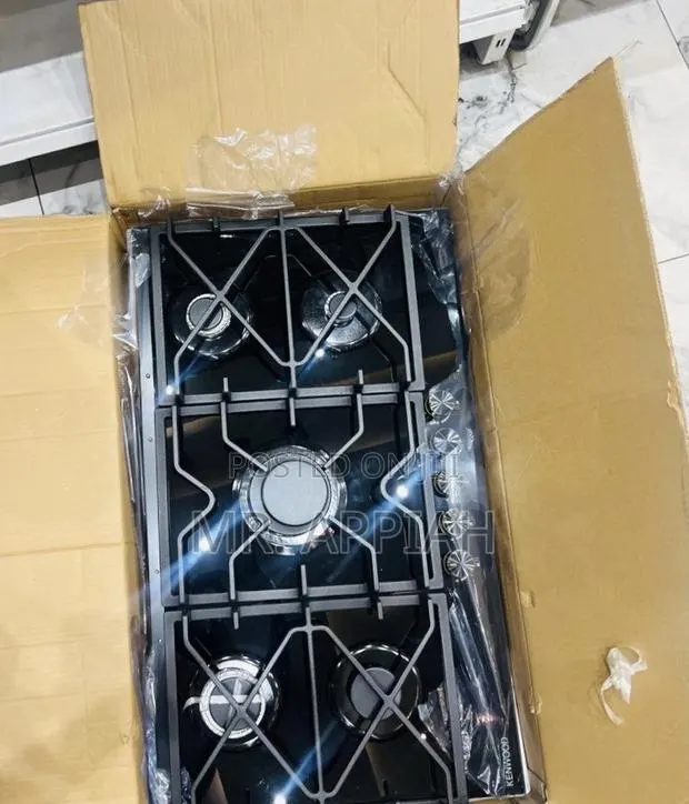 Super Classic Kenwood 90cm Tempered Glass 5 Gas Hob(Black) · Photo 1