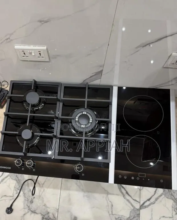 Order Kenwood 90cm Glass Hob(3 Gas + 2 Electric)Black · Photo 1