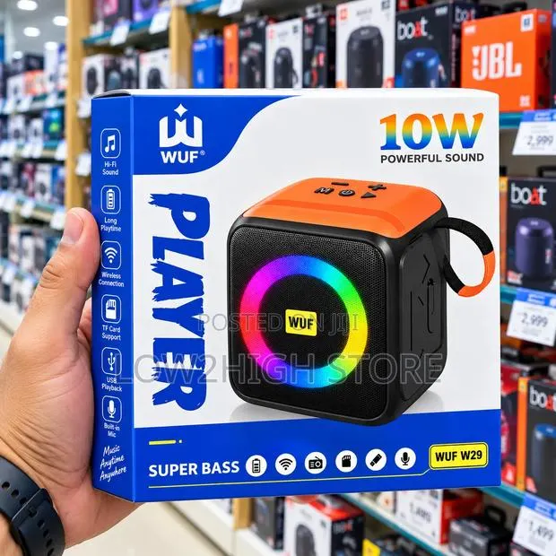 WUF W29 10W 3D Super Bass Bluetooth Speaker - Low2High · Photo 1