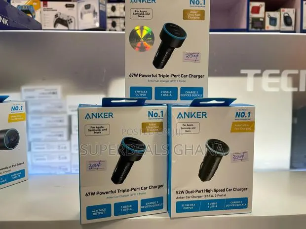 Anker 335 Car Charger 67w, With 2 Usb Type C · Photo 1