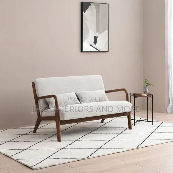Sofa ( 2 Seater ) Wooden Arms · Photo 1