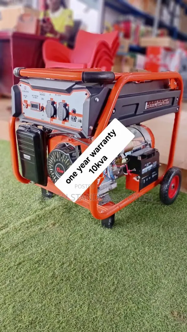 10kva Petrol Generator With Wheels and Handles · Photo 1