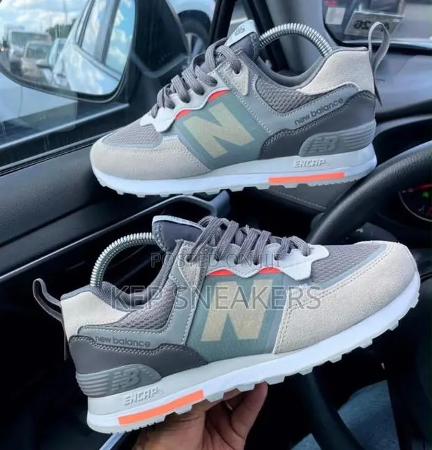 New Balance 574 “Grey and Sage Green” · Photo 1