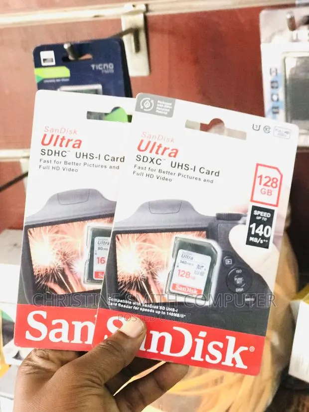Original 128gb Camera Memory Sandisk · Photo 1